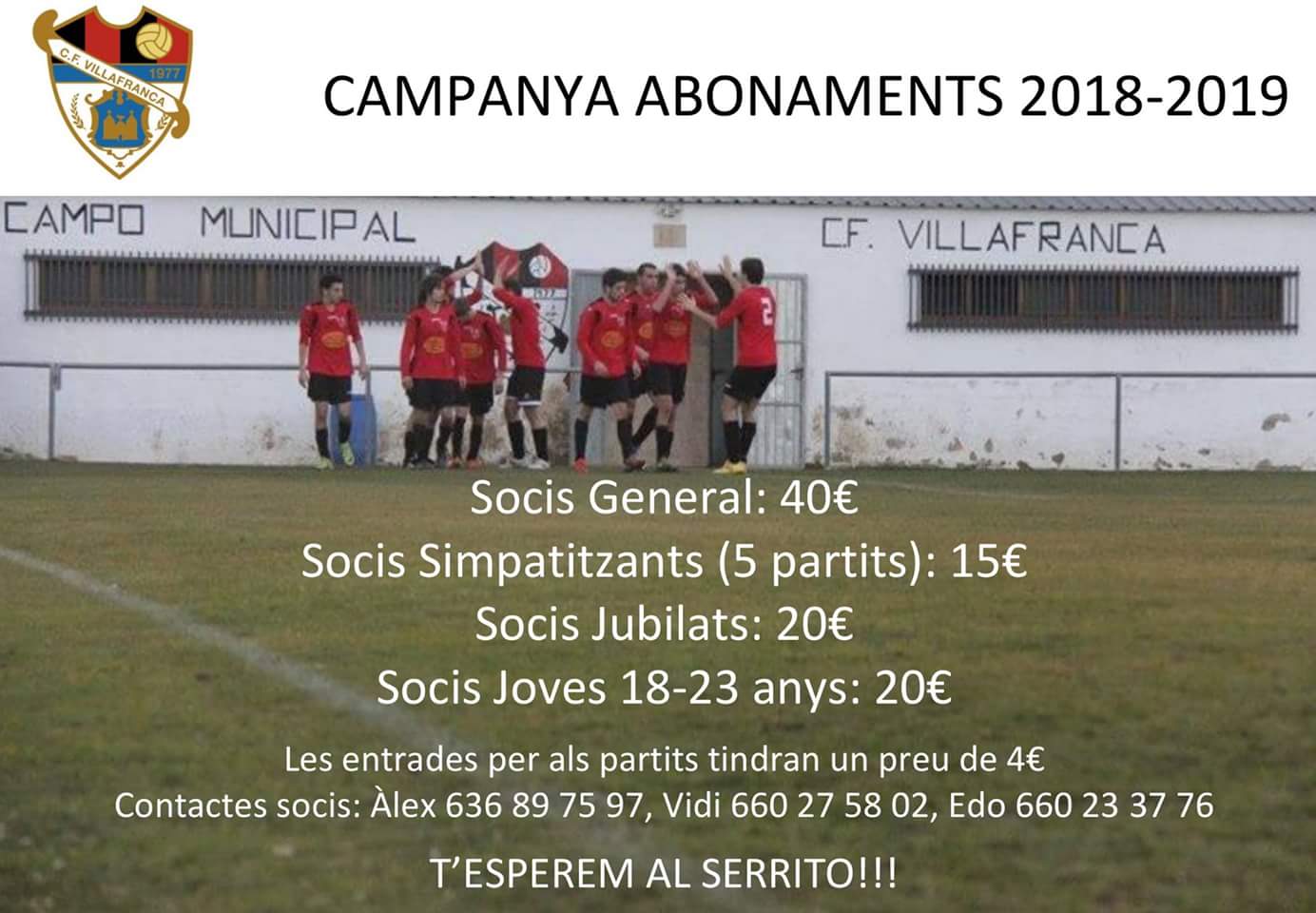 Campaña socios 2018/2019